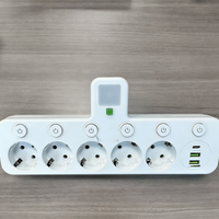 VirtaKoti – Kompakti jatkopistorasia USB-porteilla ja yövalolla