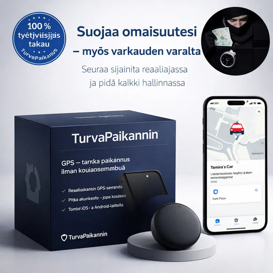 TurvaPaikannin – Tiedä missä tärkeäsi ovat